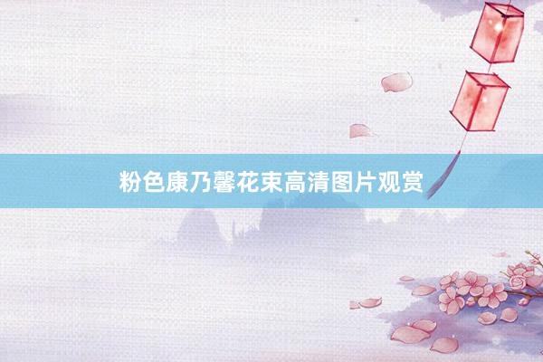 粉色康乃馨花束高清图片观赏